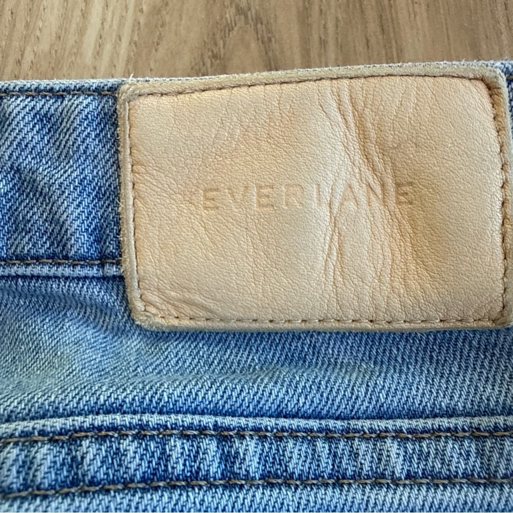 Everlane Women's Curvy Cheeky Jean Light Blue Denim Wash Size 33 Straight - Picture 10 of 10